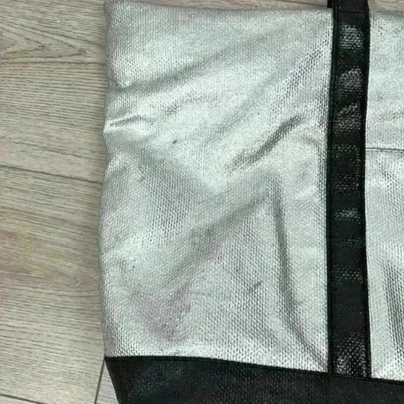 Victoria's Secret Weekender Silver Tote Bag - Picture 5 of 10